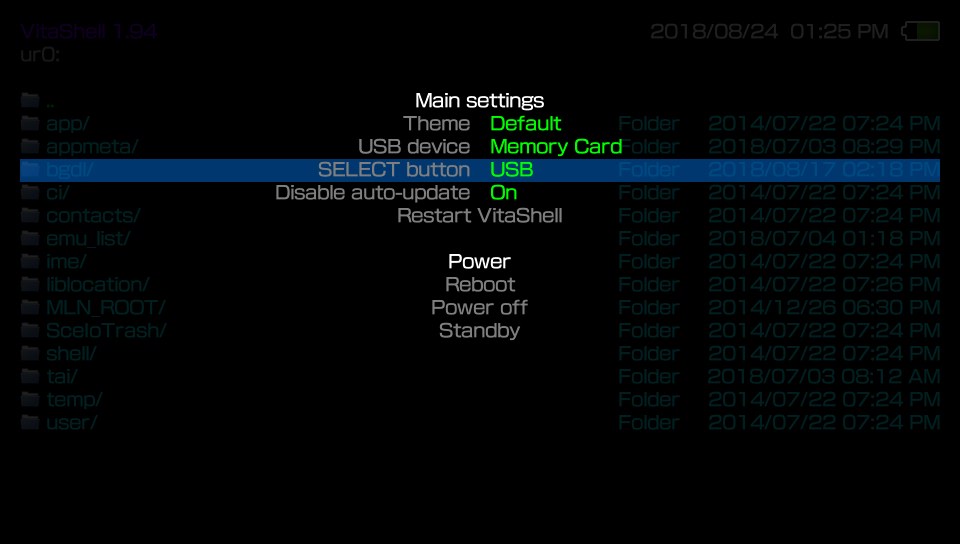 vitashell使用教學